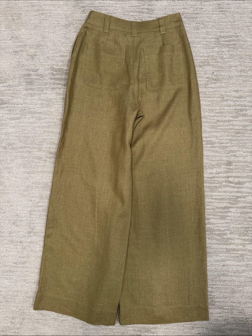 Reiss Ashby Wide Leg Linen Pants Size 4 - Picture 12 of 12